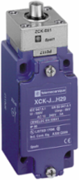 Limit switch, XC Standard, XCKJ, metal end plunger, 1NC+1 NO, snap action, M20