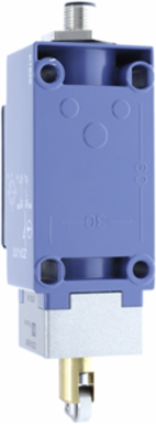 Limit switch, XC Standard, XCKJ, steel roller plunger reinforced, 1NC+1 NO, snap, M12
