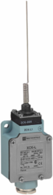 Limit switch, Limit switches XC Standard, XCKL, cats whisker, 1NC+1 NO, snap action, Cable gland