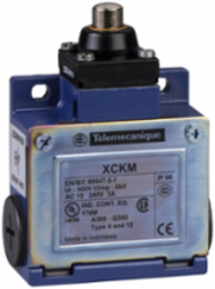 Limit switch, Limit switches XC Standard, XCKM, metal end plunger, 1NC+1 NO, snap action, 1/2NPT