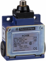 Limit switch, Limit switches XC Standard, XCKM, metal end plunger, 1NC+1 NO, slow break, Pg11