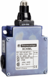 Limit switch, Limit switches XC Standard, XCKML, steel roller plunger, 2x(1NC+1NO), snap action, Pg13