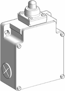 Limit switch, Limit switches XC Standard, XCKML, metal end plunger, 2x(1NC+1NO), snap action, Pg13