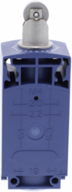 Limit switch, Limit switches XC Standard, XCKP, steel roller plunger, 1NC+1 NO, snap, M16