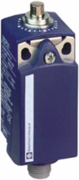 Limit switch, Limit switches XC Standard, XCKP, metal end plunger, 1NC+1 NO, snap, M12