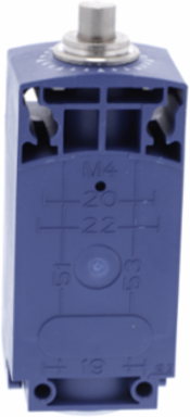 Limit switch, Limit switches XC Standard, XCKP, metal end plunger, 1NC+1 NO, snap, M16