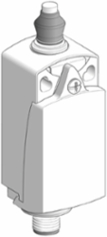 Limit switch, Limit switches XC Standard, XCKP, metal end plunger with nitrile boot, 1NC+1 NO, snap, M12