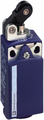 Limit switch, Limit switches XC Standard, XCKP, thermoplastic plastic roller lever plung. Hor, 1NC+1 NO, snap, 1/2NPT