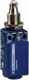 Limit switch, Limit switches XC Standard, XCKP, M18 steel roller plunger, 1NC+1 NO, snap, M16