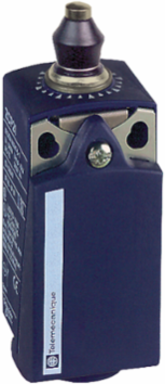 Limit switch, Limit switches XC Standard, XCKP, metal end plunger with nitrile boot, 1NC+1 NO, slow, Pg11