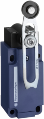 Limit switch, Limit switches XC Standard, XCKS, thermoplastic plast. roller lever var. length, 1NC+1 NO, snap, 1/2NPT