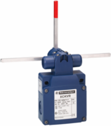 Limit switch, Limit switches XC Standard, XCKVR, reverse head stay put crossed rods, 2x(NC+NO), slow, M20