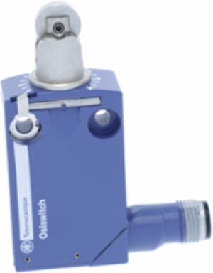 Limit switch, Limit switches XC Standard, XCMD, steel roller plunger, 1NC+1 NO, snap, M12