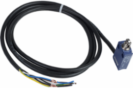 Limit switch, XC Standard, XCMD, steel roller plunger, 1NC+1 NO, snap, 2 m