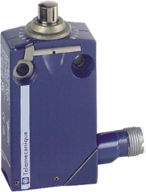 Limit switch, Limit switches XC Standard, XCMD, metal end plunger, 1NC+1 NO, snap, M12