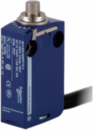 Limit switch, Limit switches XC Standard, XCMD, metal end plunger, 1NC+1 NO, snap, 1 m