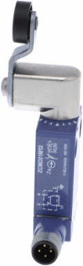 Limit switch, Limit switches XC Standard, XCMD, thermoplastic roller lever, 1C/O, snap, M12