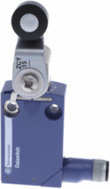 Limit switch, Limit switches XC Standard, XCMD, thermoplastic roller lever, 1C/O, snap, M12