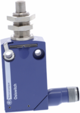 Limit switch, Limit switches XC Standard, XCMD, M12 metal end plunger, 1C/O, snap, M12