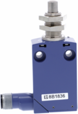 Limit switch, Limit switches XC Standard, XCMD, M12 metal end plunger, 1C/O, snap, M12