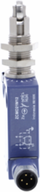 Limit switch, Limit switches XC Standard, XCMD, M12 steel roller plunger, 1NC+1 NO, snap, M12