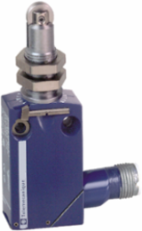 Limit switch, Limit switches XC Standard, XCMD, M12 steel roller plunger, 1NC+1 NO, snap, M12