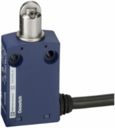 Limit switch, Limit switches XC Standard, XCMN, steel roller plunger, 1NC+1 NO, snap, 5 m