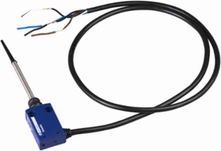 Limit switch, Limit switches XC Standard, XCMN, metal end plunger, 1NC+1 NO, snap, 1 m