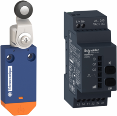 Wireless pack, Limit switches XC Standard, limit switch XCMW, of XCMW115 + receiver 2 relays