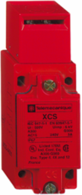 Safety switch, Telemecanique Safety switches XCS, metal XCSA, 2 NC + 1 NO, slow break, 1 entry tapped Pg 13