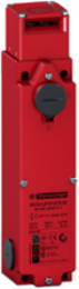 Safety interlock XCSLF, metal, 4NC+2NO, slow break, 3 entries tapped M20, signalling circuit voltage 230 V