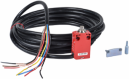Safety limit switch, Telemecanique Safety switches XCS, XCSM, metal, roller plunger, 2 NC + 1 NO, cable 5 m