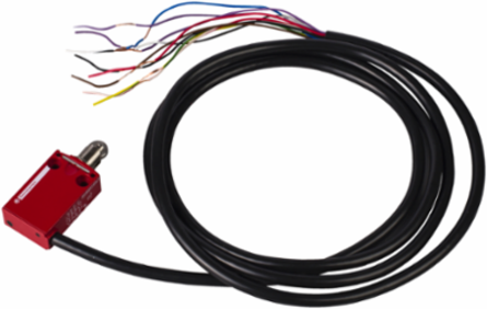 Safety limit switch, Telemecanique Safety switches XCS, XCSM, metal, roller plunger, 2 NC + 2 NO, cable 2 m