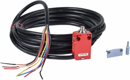 Safety limit switch, Telemecanique Safety switches XCS, XCSM, metal, steel plunger, 2 NC + 2 NO, cable 2 m