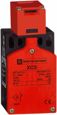 Safety switch, Telemecanique Safety switches XCS, plastic XCSTA, 1 NC + 2 NO, slow break, 2 entries tapped M16