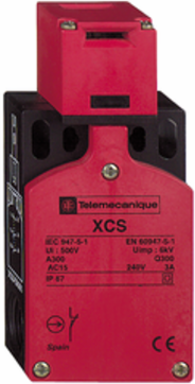 Safety switch, Telemecanique Safety switches XCS, plastic XCSTA, 3 NC, slow break, 2 entries tapped Pg 11