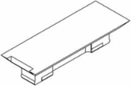 Telemecanique Safety switches XCS, blanking plugs for operating head slot, for plastic switch