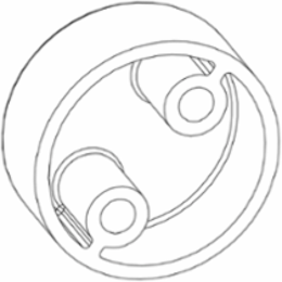 Telemecanique Safety switches XCS, non magnetic shim, for coded magnetic switch XCSDMR