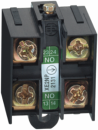 Limit switch contact block, Limit switches XC Standard, 2 NO, slow break, simultaneous