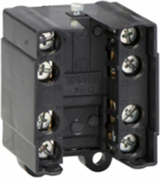 Limit switch contact block, Limit switches XC Standard, XESP, 2 C/O snap action, staggered, silver plated