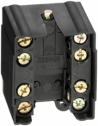 Limit switch contact block, Limit switches XC Standard, XESP, 2C/O snap action, simultaneous, silver plated