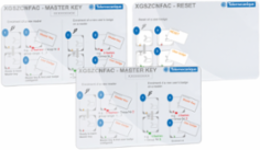 Electronic tag, Radio frequency identification XG, set of badges for setup of the standalone reader