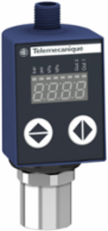 Electronic pressure sensors, Pressure sensors XM, XMLR 10 bar, 1/4" 18 NPT, 24 VDC, 4...20 mA, 2xPNP, M12