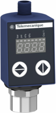 Electronic pressure sensors, Pressure sensors XM, XMLR -1 bar, G 1/4, 24 VDC, 0...10 V, PNP, M12
