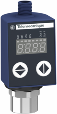 Electronic pressure sensors, Pressure sensors XM, XMLR -1 bar, G 1/4, 24 VDC, 4...20 mA, 2xPNP, M12