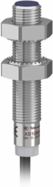 inductive sensor XS1 M8, L42mm, brass, Sn1.5mm, 12..24VDC, cable 2m