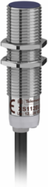 inductive sensor XS1 M12, L37mm, brass, Sn4mm, 12..24VDC, cable 2 m