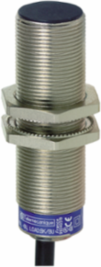 Inductive proximity sensors XS, inductive sensor XS1 M18, L60mm, brass, Sn5mm, 24...240VAC/DC, cable 2 m
