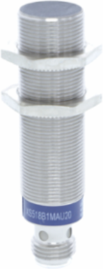 Inductive proximity sensors XS, inductive sensor XS5 M18, L73mm, brass, Sn5mm, 24...240VAC/DC, 1/2"