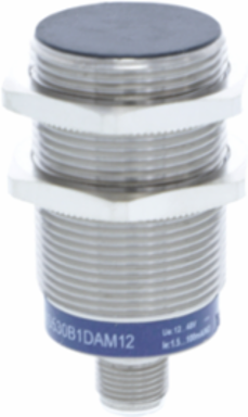 Inductive proximity sensors XS, inductive sensor XS5 M30, L74mm, brass, Sn10mm, 12...48 VDC, M12